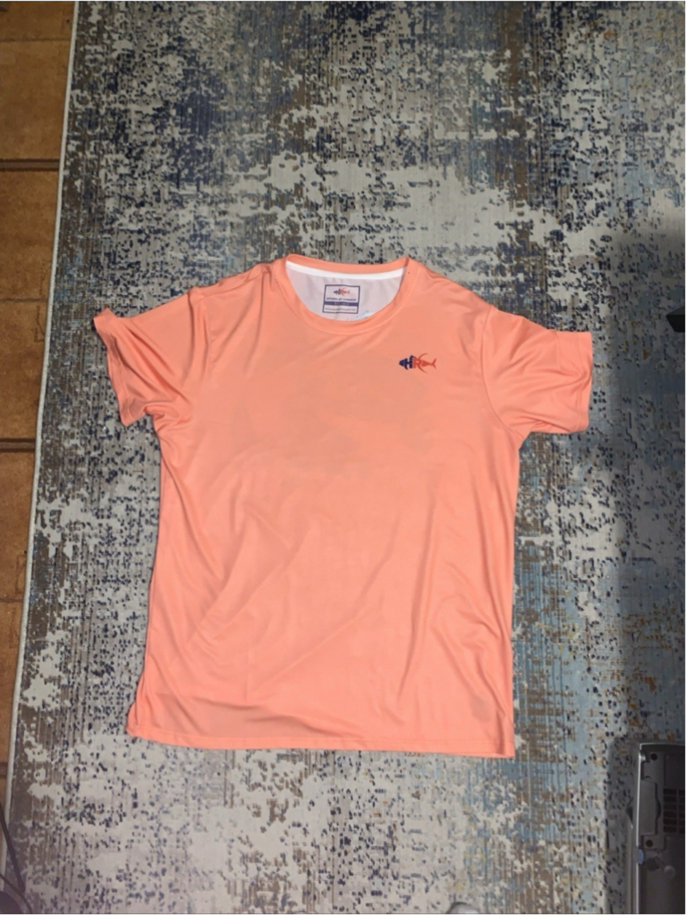 Men’s XL Fishing T-shirt Apparel By Homerun Sea Turtle UV Protection - Picture 12 of 13